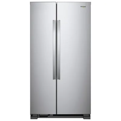 Whirlpool 33" Side-By-Side Refrigerator (WRS312SNHM) - Stainless Steel - Open Box - Scratch & Dent