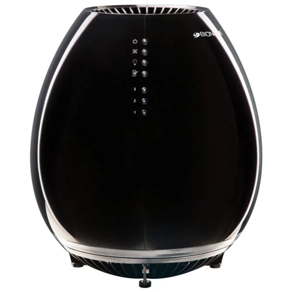 Bionaire Air Purifier with HEPA Filter and Night Light - Black