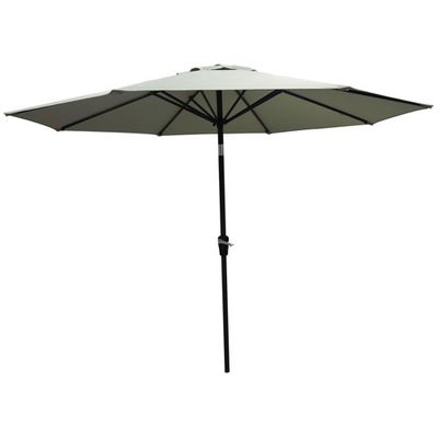 Corriveau Full-Size 8 ft. Octagonal Patio Umbrella - Grey