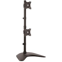 StarTech 27" - 34" Dual Arm Vertical Monitor Stand - Black