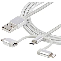 StarTech 1m (3 ft.) USB Multi Charging Cable (LTCUB1MGR)