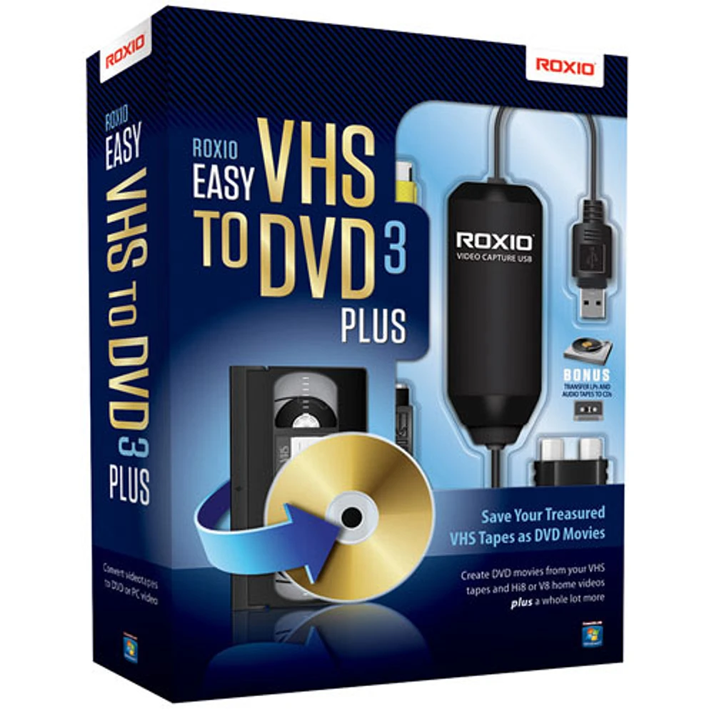 Easy VHS to DVD 3 Plus de Roxio - PC