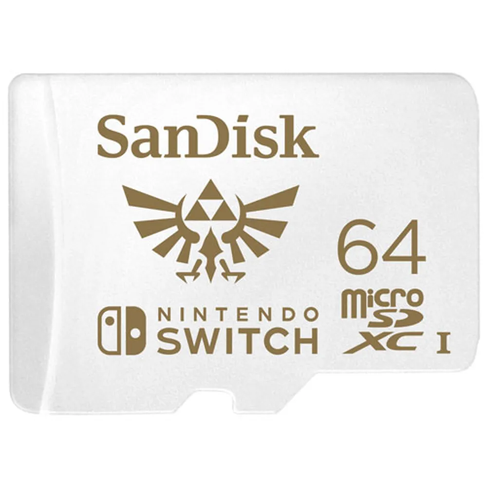 SanDisk 64GB 100MB/s microSDXC Memory Card for Nintendo Switch
