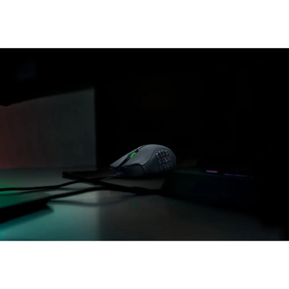 Razer Naga Trinity 16000 DPI Optical Gaming Mouse - Black