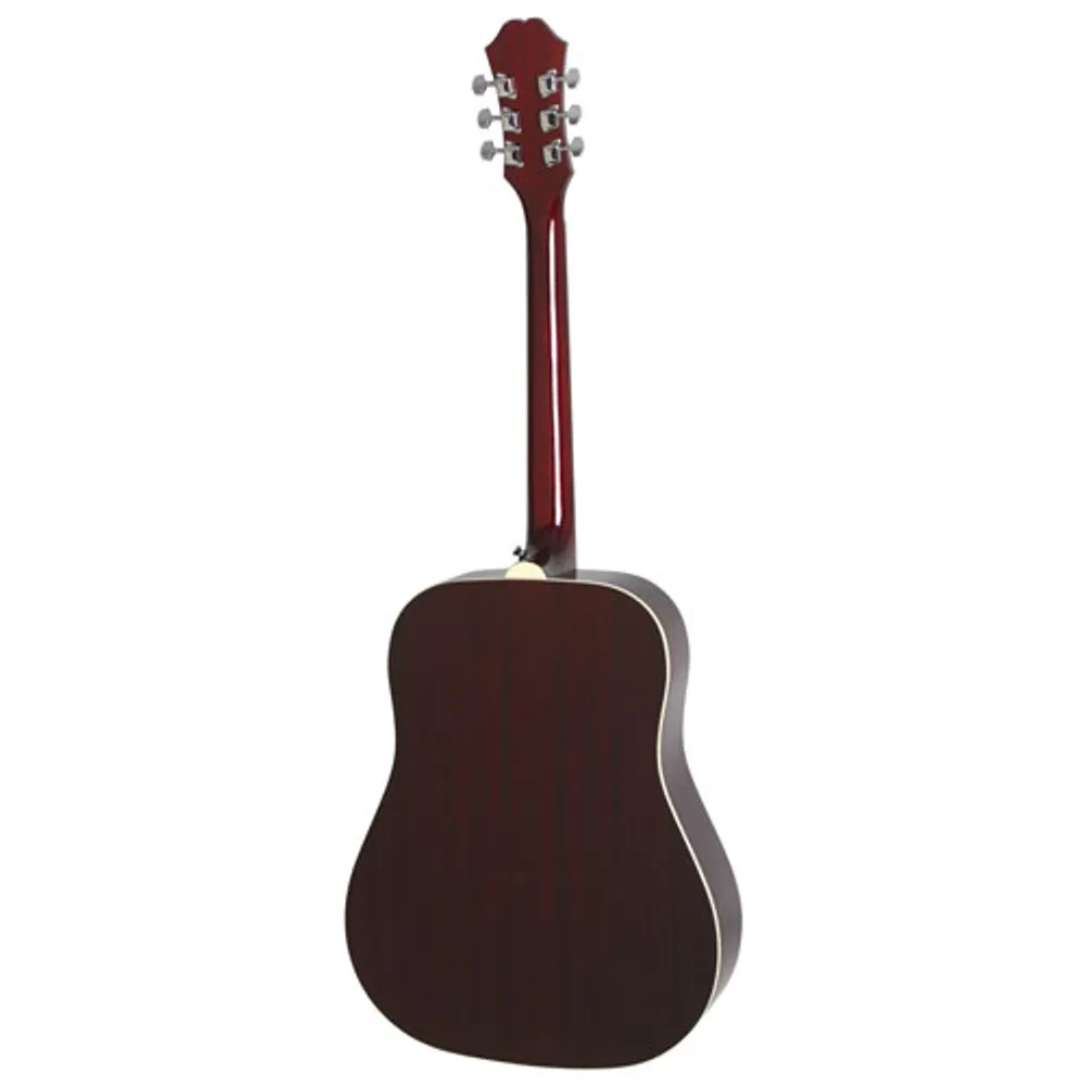 Epiphone FT-100 Acoustic Guitar (EAFTWRCH3) - Wine Red - Only at Best Buy