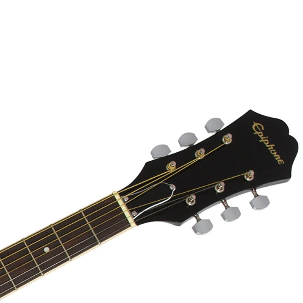 Epiphone FT-100CE Acoustic/Electric Guitar (EEFTEBCH1) - Ebony - Only at Best Buy