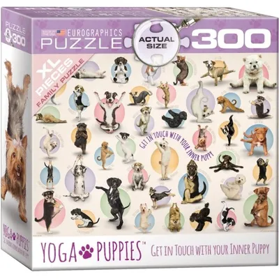 Yoga Puppies 300-Piece Puzzle