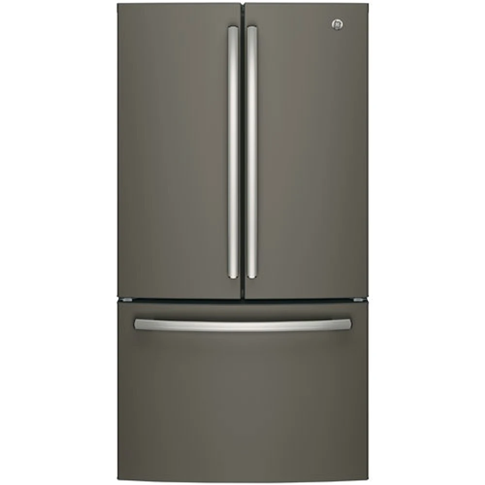 GE 36" 26.7 Cu. Ft. French Door Refrigerator (GNE27JMMES) - Slate - Open Box - Perfect Condition