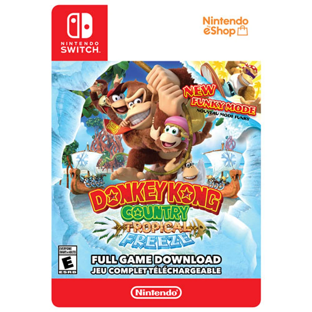 Donkey Kong Country: Tropical Freeze (Switch) - Téléchargement numérique