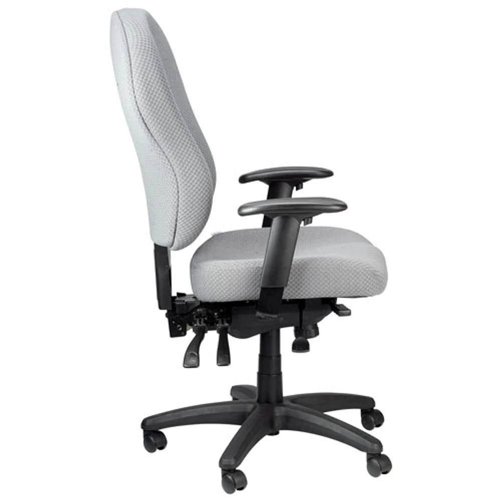 Temp By Raynor Tempur-Pedic Ergonomic High-Back Fabric Office Chair - Grey