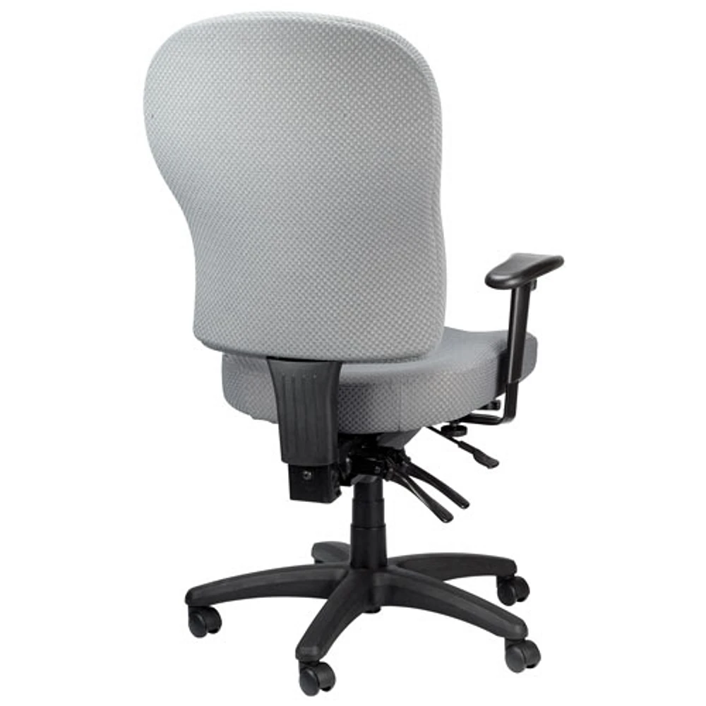 Temp By Raynor Tempur-Pedic Ergonomic High-Back Fabric Office Chair - Grey