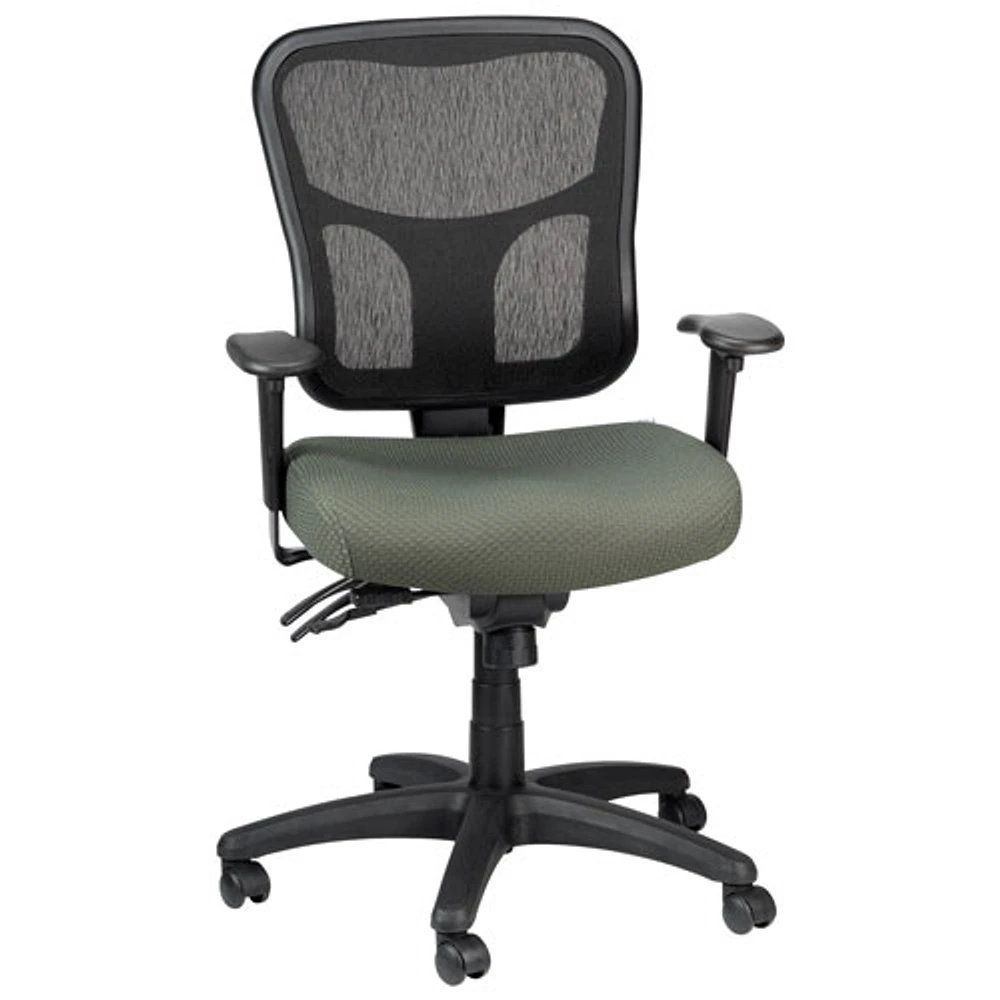 Temp By Raynor Tempur-Pedic Ergonomic Mid-Back Fabric Office Chair - Olive