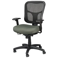 Temp By Raynor Tempur-Pedic Ergonomic Mid-Back Fabric Office Chair - Olive