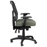 Temp By Raynor Tempur-Pedic Ergonomic Mid-Back Fabric Office Chair - Olive