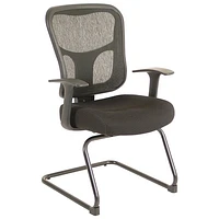 Fauteuil de bureau ergonomique en tissu à dossier mi-hauteur Tempur-Pedic de Temp By Raynor - Noir