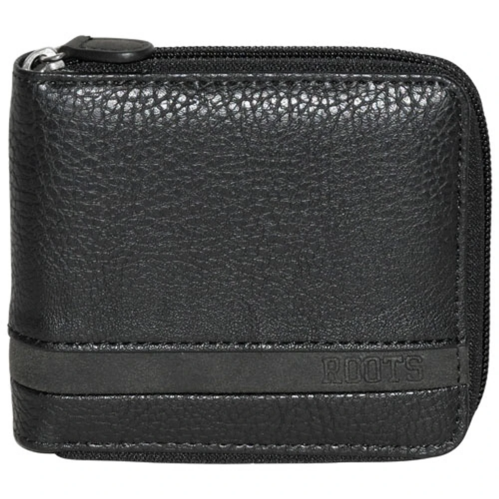 Roots Roughing It Bi-fold Wallet - Black