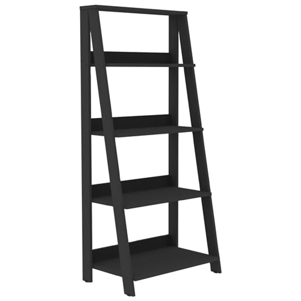 Walker Edison 55" 4-Shelf Wood Bookcase - Black