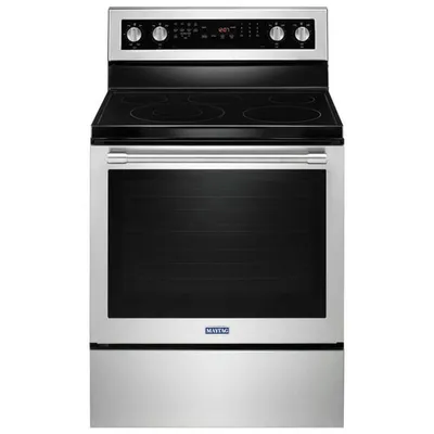 Cuisinière électrique à surface lisse de 30 po de Maytag (YMER8800FZ) - Inox - BO - Parfait état