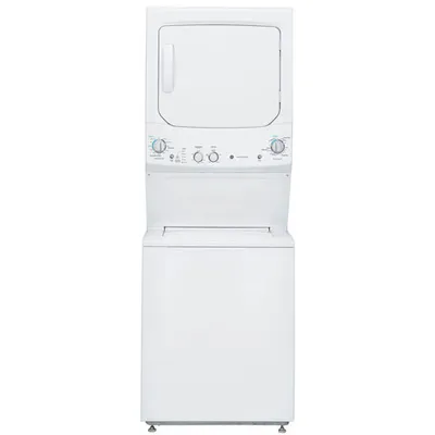 GE 5.9 Cu. Ft. Electric Washer & Dryer Laundry Centre (GUD27ESMMWW)-White-Open Box-Perfect Condition