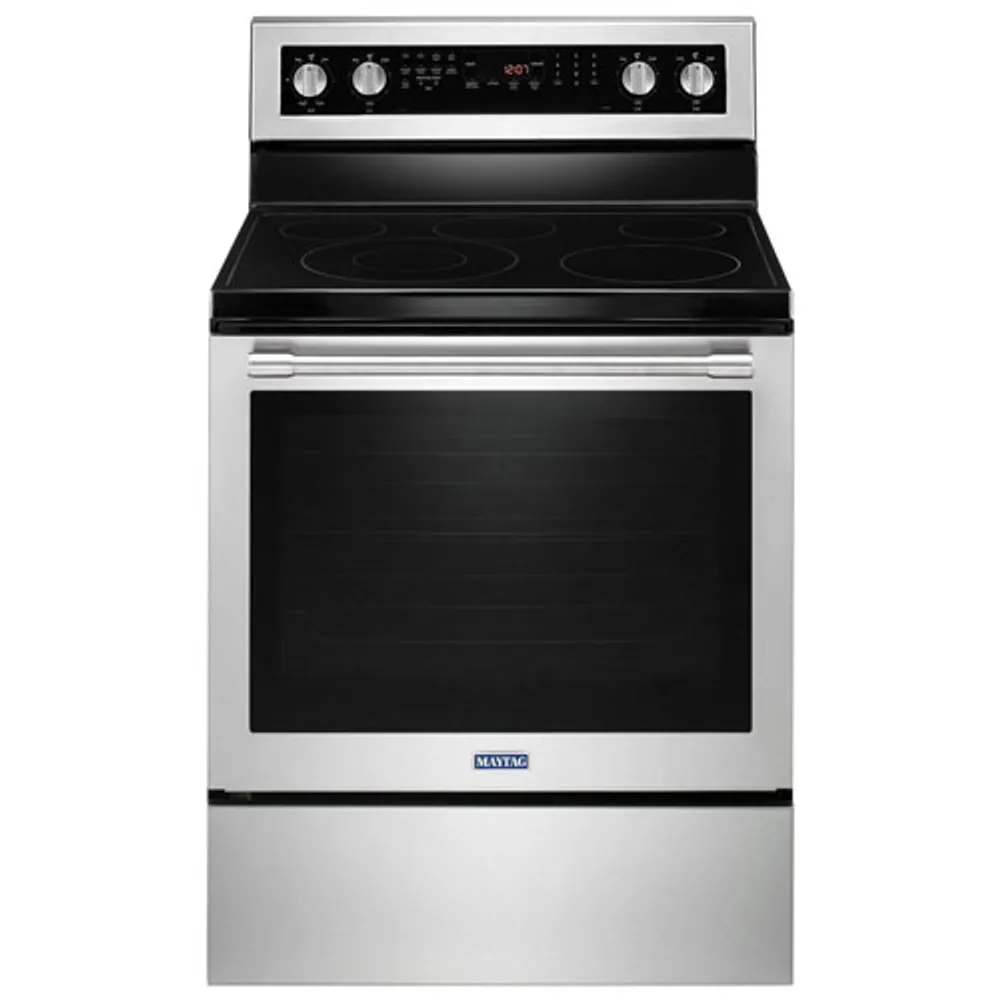 Maytag 30" Convection Smooth Top Electric Range (YMER8800FZ)-Stainless Steel-Open Box-Scratch & Dent