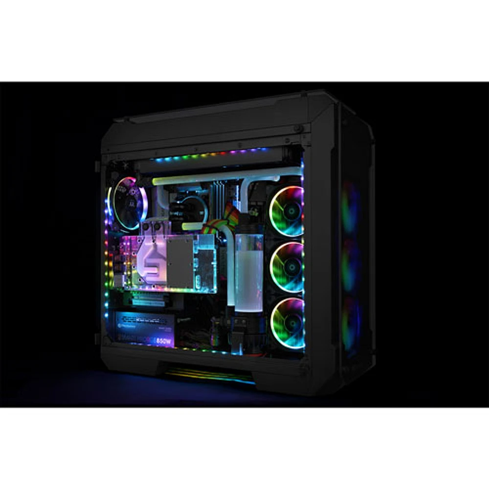 Bande lumineuse DEL Pacific Lumi Plus de Thermaltake - Paquet de 3 - Noir