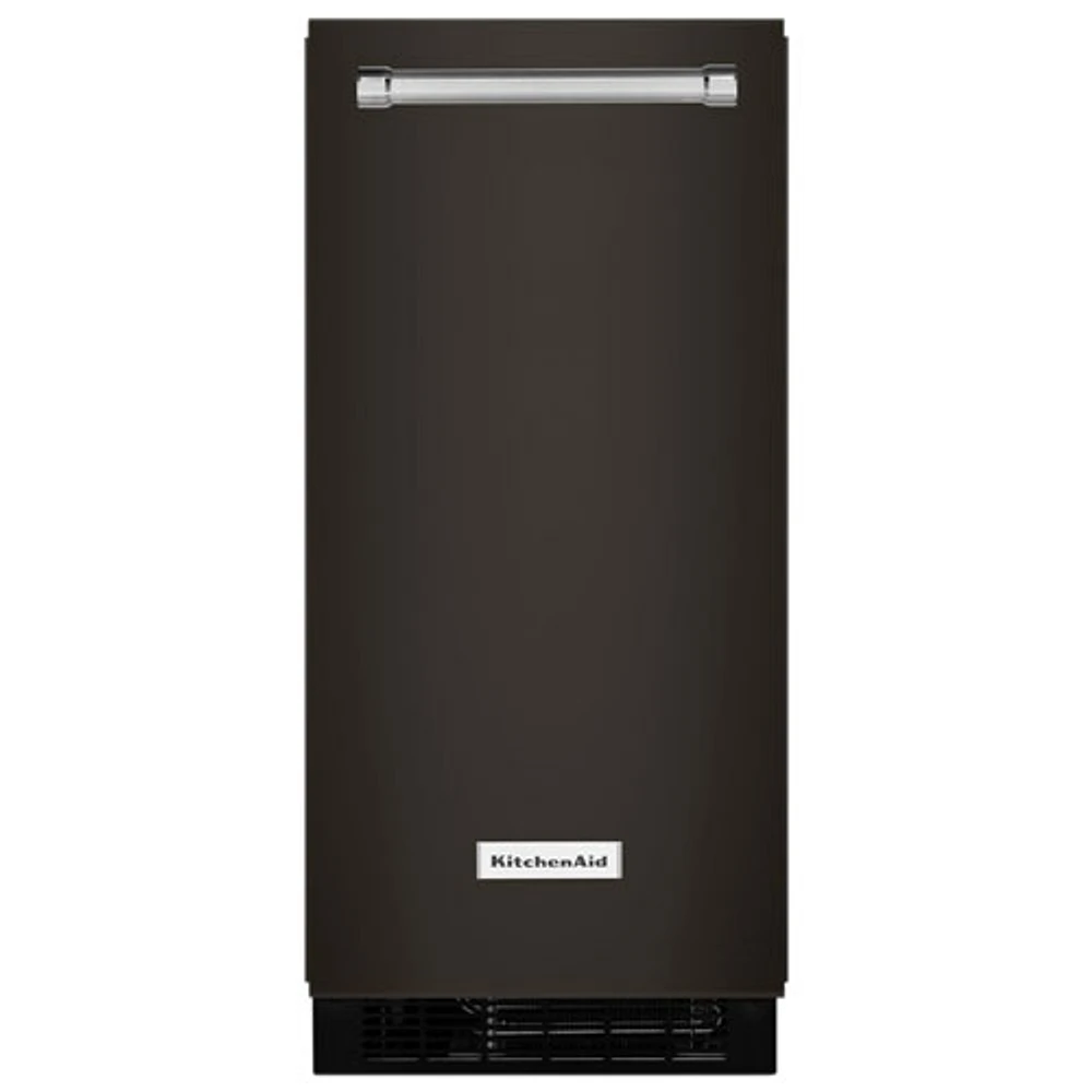 KitchenAid 25 lb. Ice Maker (KUIX535HBS) - Black Stainless Steel