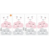 WallPops Head In The Clouds Peel & Stick Wall Decals - Pink