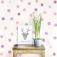 WallPops Watercolour Peel & Stick Wall Decals - Pink