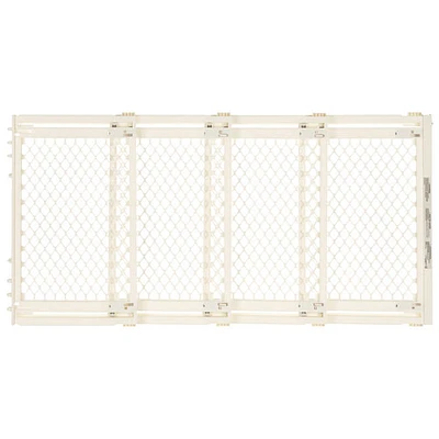 North States Extra Wide Hardware Mounted Safety Gate - Ivory