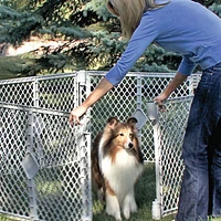 North States Superyard XT Freestanding Safety Gate - Grey