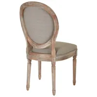 Lillian Traditional Fabric Dining Chair - Klein Otter