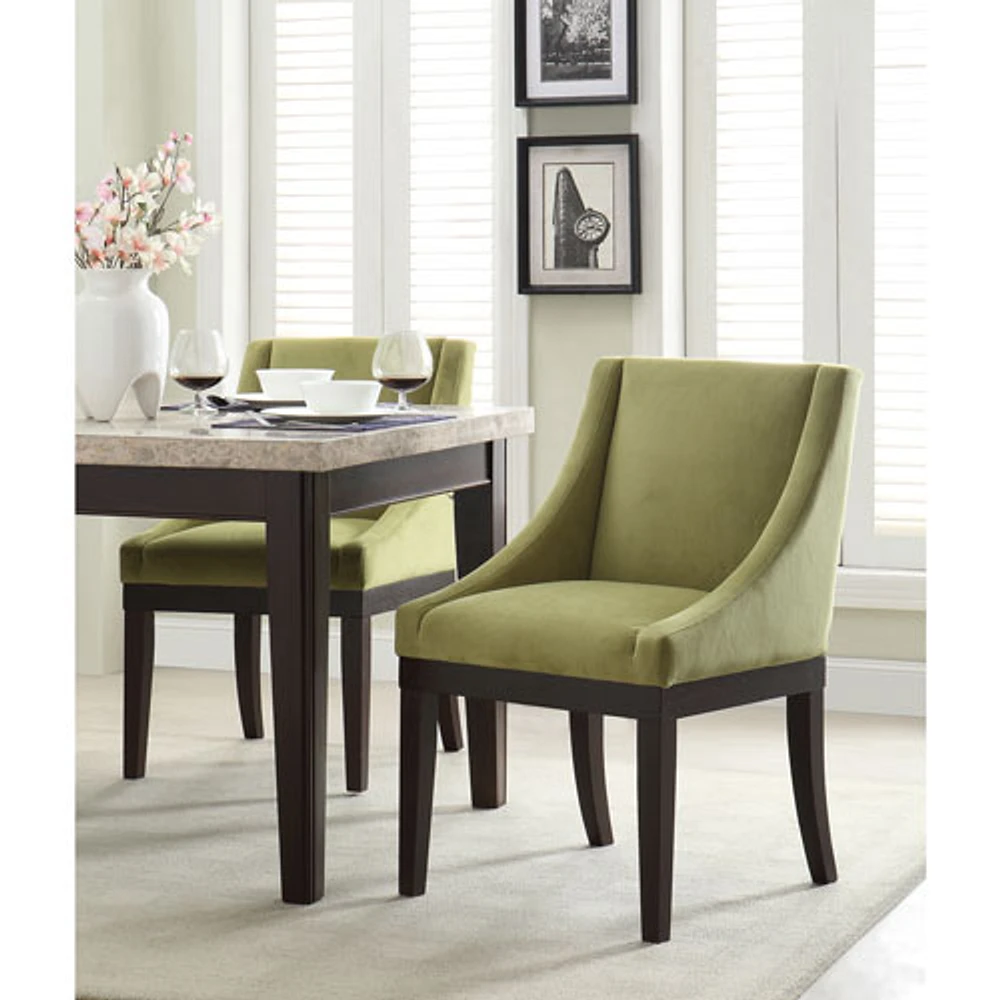 Monarch Modern Fabric Dining Chair - Basil