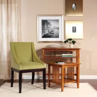 Monarch Modern Fabric Dining Chair - Basil