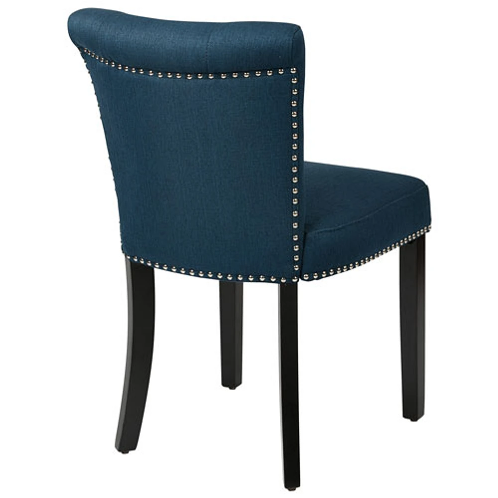 Kendal Fabric Tufted Accent Chair - Azure