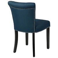 Kendal Fabric Tufted Accent Chair - Azure