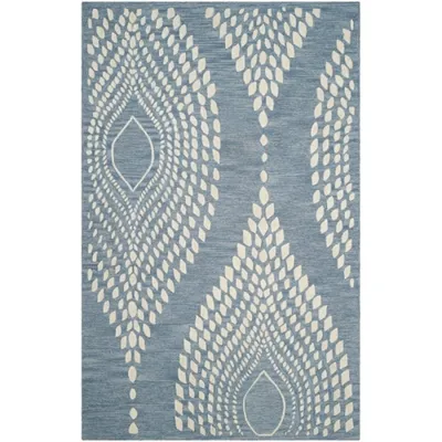 Safavieh Braided 2'3 X 6' Hand Woven Polypropylene Rug in Blue