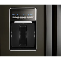 Réfrigérateur à deux portes 19,7 pi³ et 30 po de Whirlpool (WRF560SEHV) - Acier inoxydable noir