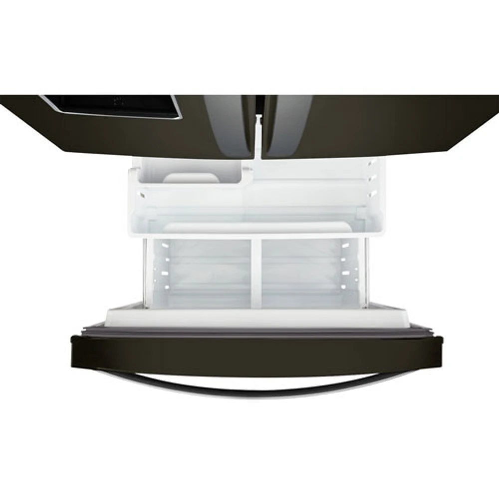 Réfrigérateur à deux portes 19,7 pi³ et 30 po de Whirlpool (WRF560SEHV) - Acier inoxydable noir