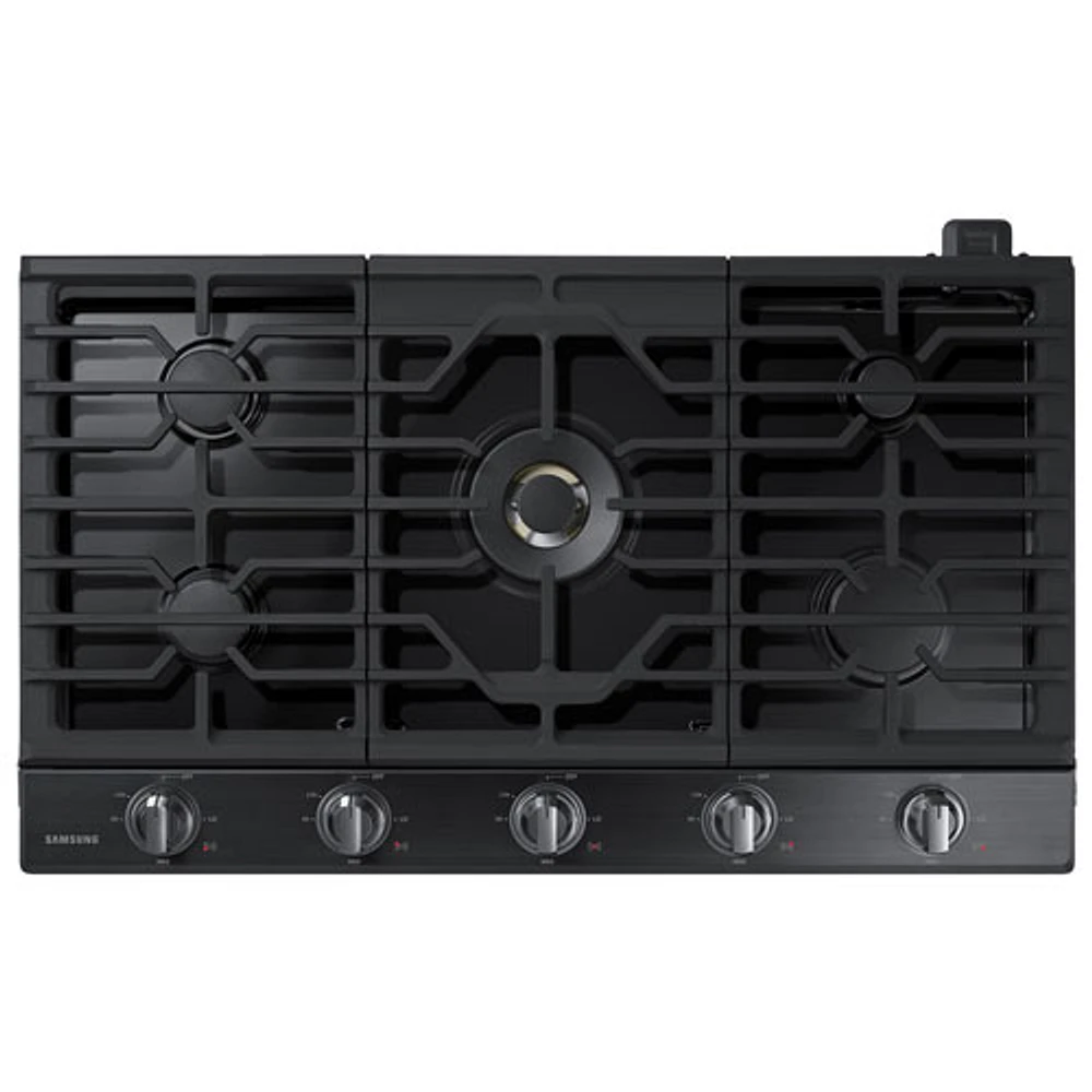 Samsung 36" 5-Burner Gas Cooktop (NA36N7755TG/AA) - Stainless Steel