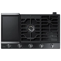 Samsung 36" 5-Burner Gas Cooktop (NA36N7755TG/AA) - Stainless Steel