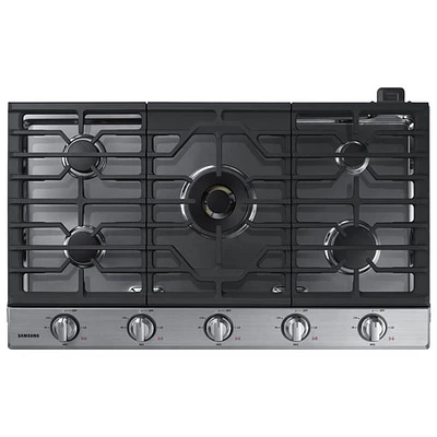 Samsung 36" 5-Burner Gas Cooktop (NA36N7755TS/AA) - Stainless Steel