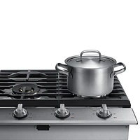 Surface de cuisson au gaz de 36 po à 5 brûleurs de Samsung (NA36N7755TS/AA) - Acier inoxydable