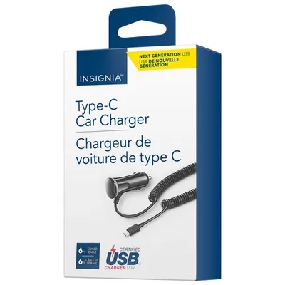 Insignia 15W USB-C Car Charger - Only at Best Buy