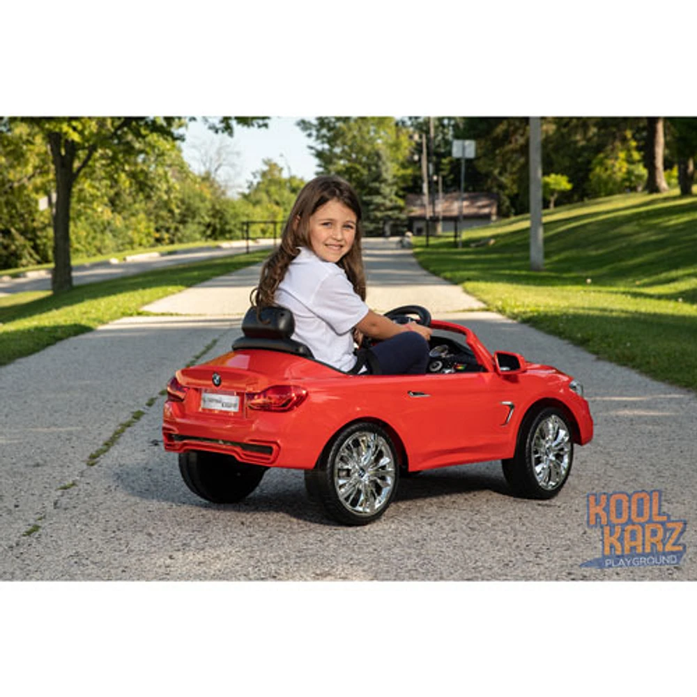 Kool Karz BMW 4 Series Electric Ride On Toy Car - Red