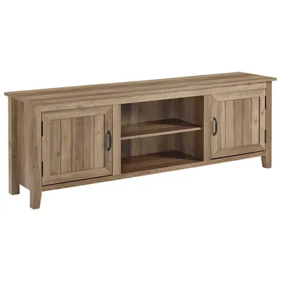 Winmoor Home 78" TV Stand - Rustic Oak