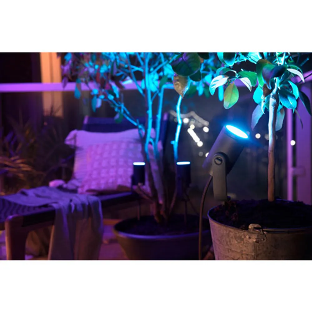 Philips Hue Lily Add-On Smart Outdoor Spot Light - Multi-colour