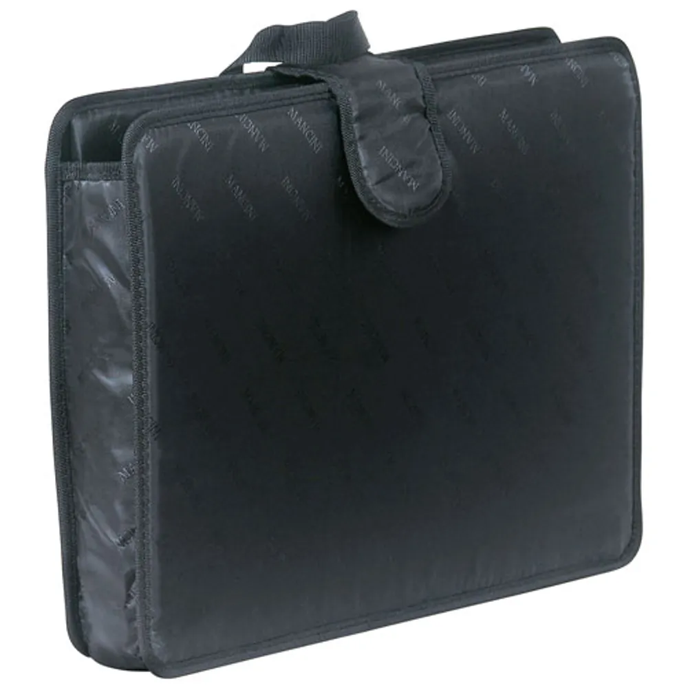 Mancini Business Wheeled Briefcase - Black (90458-BLACK)