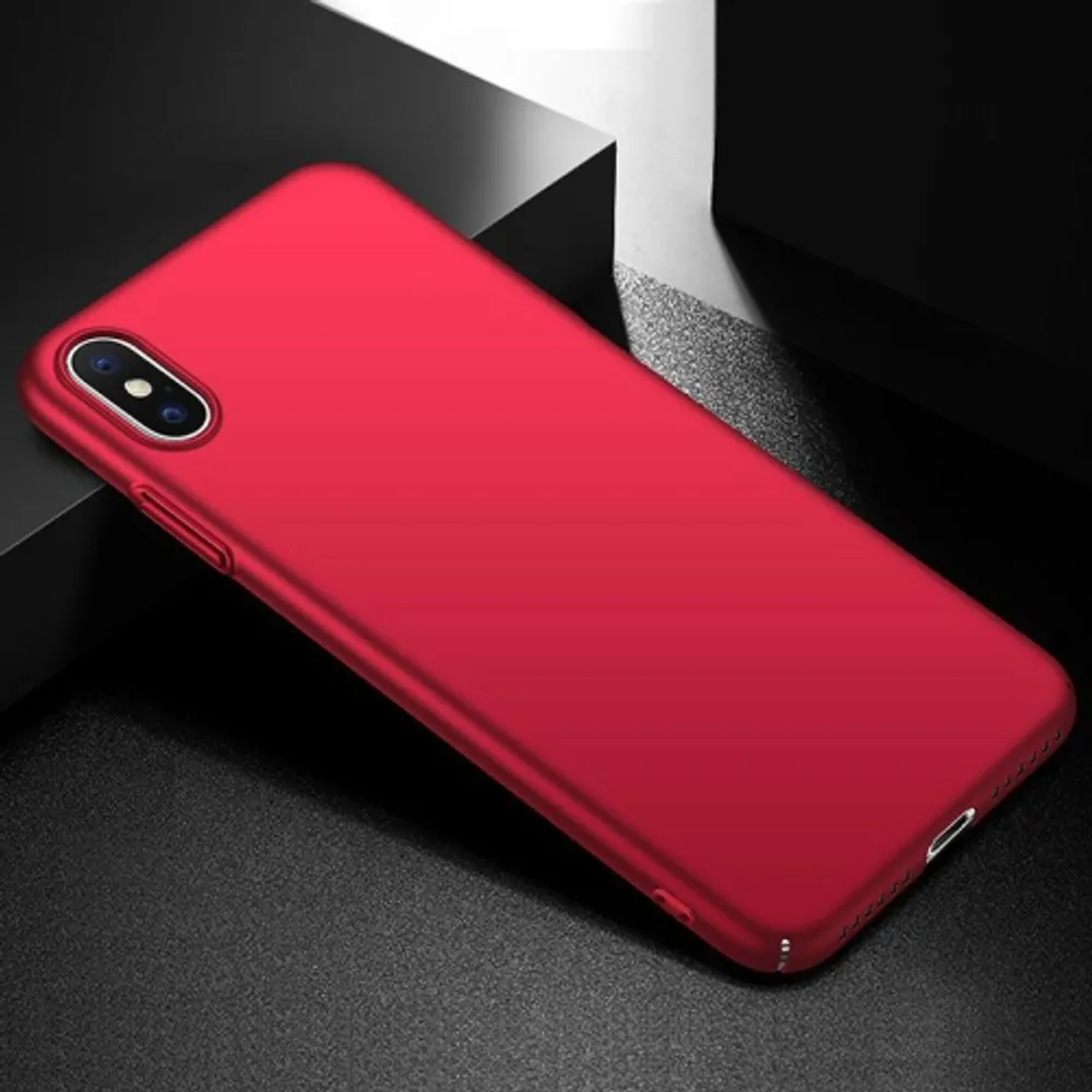 iPhone X/XS Hard Shell Phone Case RED