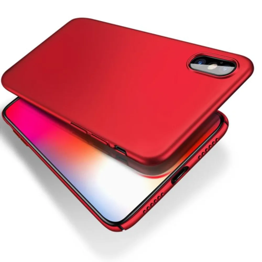 iPhone X/XS Hard Shell Phone Case RED