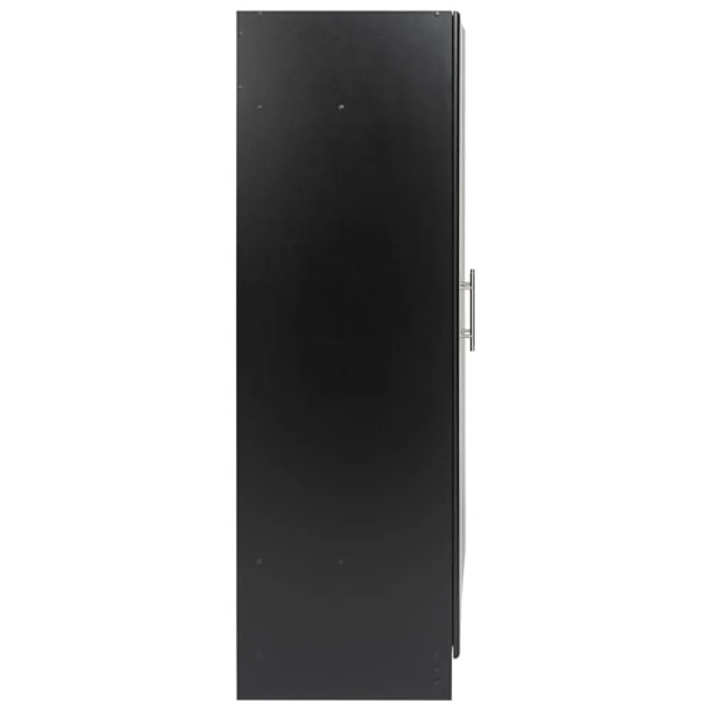 Elite Home Storage 65" 1-Shelf Wood Cabinet - Black